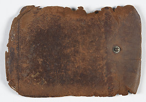 Item 02: Leather document holder belonging to John Nimm...