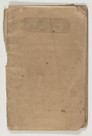 Item 05: John Nimmo diary, 21 May 1919-21 August 1919
