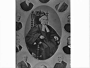 Portraits of nineteenth century Presbyterian ministers,...