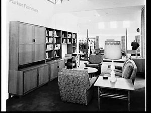 Parker Furniture exhibit, Furniture Show 1967, Sydney S...