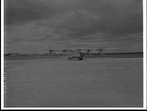 Four Lockheed Hercules planes arrive at the Richmond Ai...