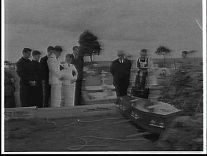 Funeral of Frank Green, bellboy on the liner Strathnave...