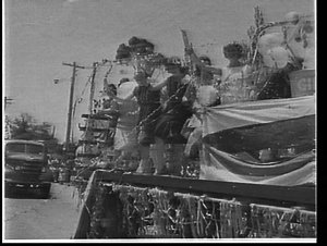 Women with streamers on a float for the Beverley Park O...