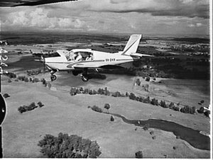 De Havilland Super Rallye small aeroplane, Bankstown