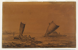 [Boats of the Friendly Isles, ca. 1777 / drawn by John ...