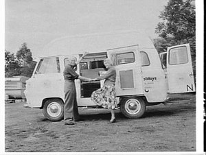 Mr. & Mrs. Gill from New Zealand with a Motor Holidays'...