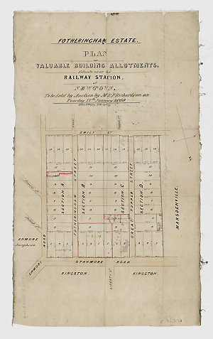 [Enmore subdivision plans] [cartographic material]