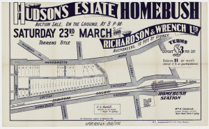 [Homebush and Strathfield subdivision plans] [cartograp...