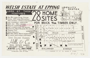 [Epping subdivision plans] [cartographic material]
