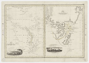 Map of Van Diemans Land; Map of part of New South Wales...