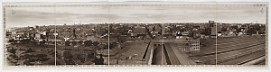 Panorama of Sydney from Central Station tower, 1920 / p...