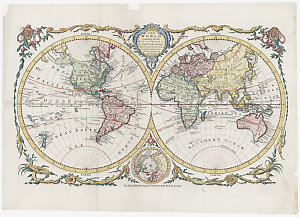 The world, including the late discoveries, by Captn. Co...