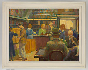 In the Reading Room, [ca. 1931-1942] / Roland Shakespea...