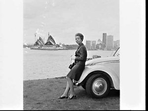 Miss Green of BOAC in Sydney