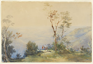 [View from Drayton Range, 1853] / drawn by C. Martens