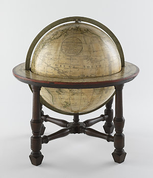 A new accurate, and compleat terrestrial globe, accompa...