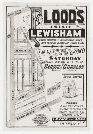 [Lewisham subdivision plans] [cartographic material]