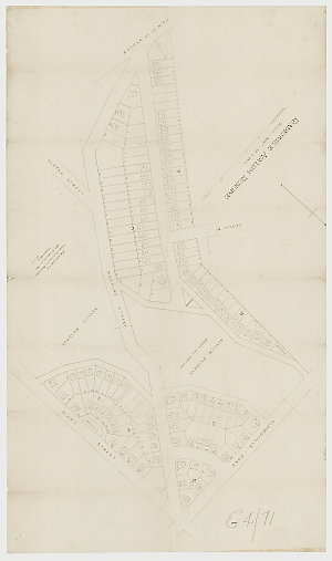 [Gladesville subdivision plans] [cartographic material]