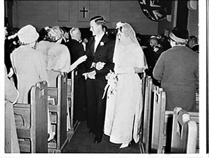 Freeman wedding, May 1962, Killara Congregational Churc...