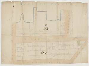 [Millers Point subdivision plans] [cartographic materia...