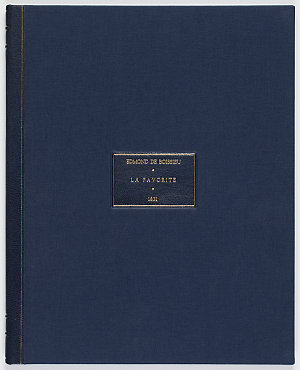 Edmond de Boissieu manuscript written on board La Favor...