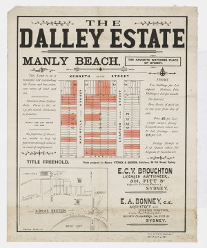 [Manly Vale subdivision plans] [cartographic material]