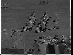 Passing out parade of naval cadets, Royal Australian Na...