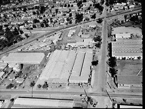 Aerial photographs of Brownbuilt factory, Kirrawee-Suth...