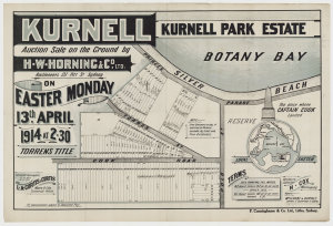 [Kurnell subdivision plans] [cartographic material]