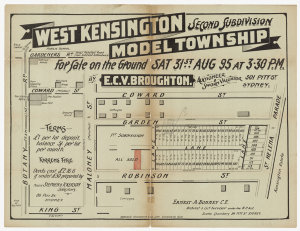 [Kensington subdivision plans] [cartographic material]