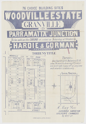 [Granville subdivision plans] [cartographic material]