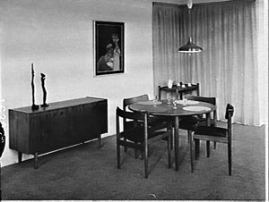 Parker Furniture stand, Furniture Show 1964, Royal Agri...