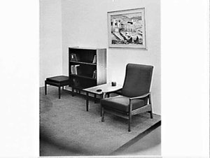 Parker Furniture stand, Furniture Show 1964, Royal Agri...