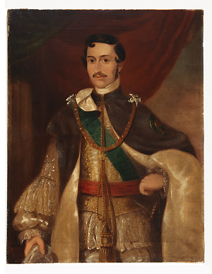 [Prince Albert, Consort of Queen Victoria] 1850 / oil painting by Joseph Backler
