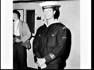 Swedish prince on the training ship Kungl. Sjokrigsskol...
