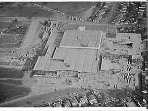 Aerial photographs of Roselands Shopping Centre under c...