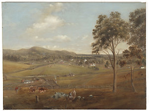 [View of Tenterfield] / painting by Joseph Backler