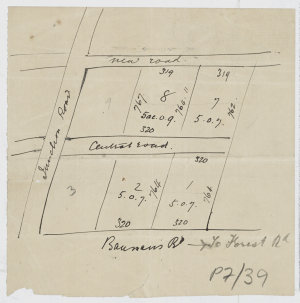 [Peakhurst subdivision plans] [cartographic material]