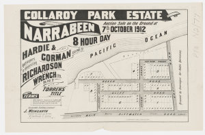 [Narrabeen subdivision plans] [cartographic material]