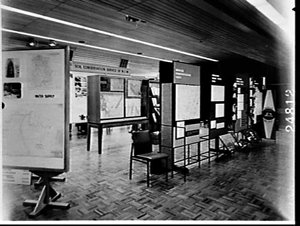 Surveying exhibition in the Water Board Building