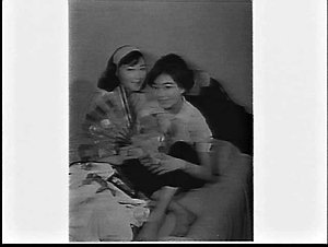 Japan models, in Sydney for the Japan Trade Fair, in th...