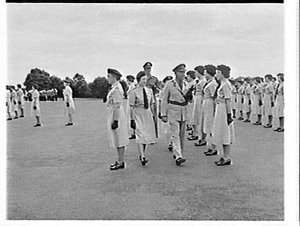 Presentation of medals to WRAACs (Women's Royal Austral...