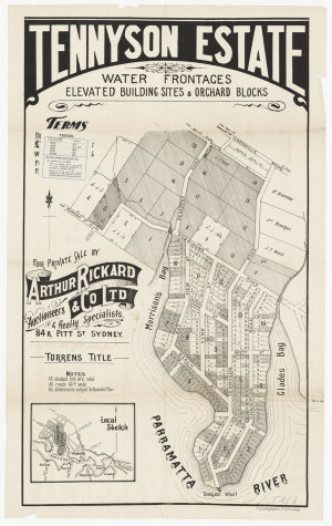 [Tennyson subdivision plans] [cartographic material]