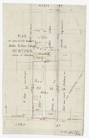 [St Peters subdivision plans] [cartographic material]