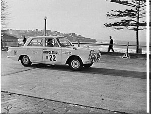 Start of the 1964 Ampol Trial, Bondi Beach