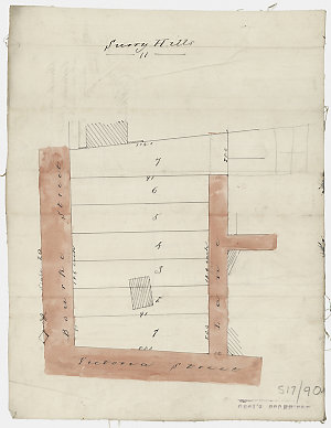 [Surry Hills subdivision plans] [cartographic material]