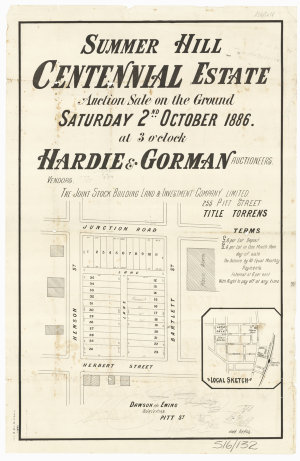 [Summer Hill subdivision plans] [cartographic material]