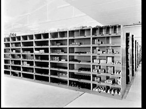 Brownbuilt storage shelves and filing drawers at J.Blac...