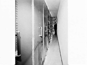 Brownbuilt compactus in the vaults of the ANZ Bank, Mar...