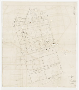 [Woollahra subdivision plans] [cartographic material]